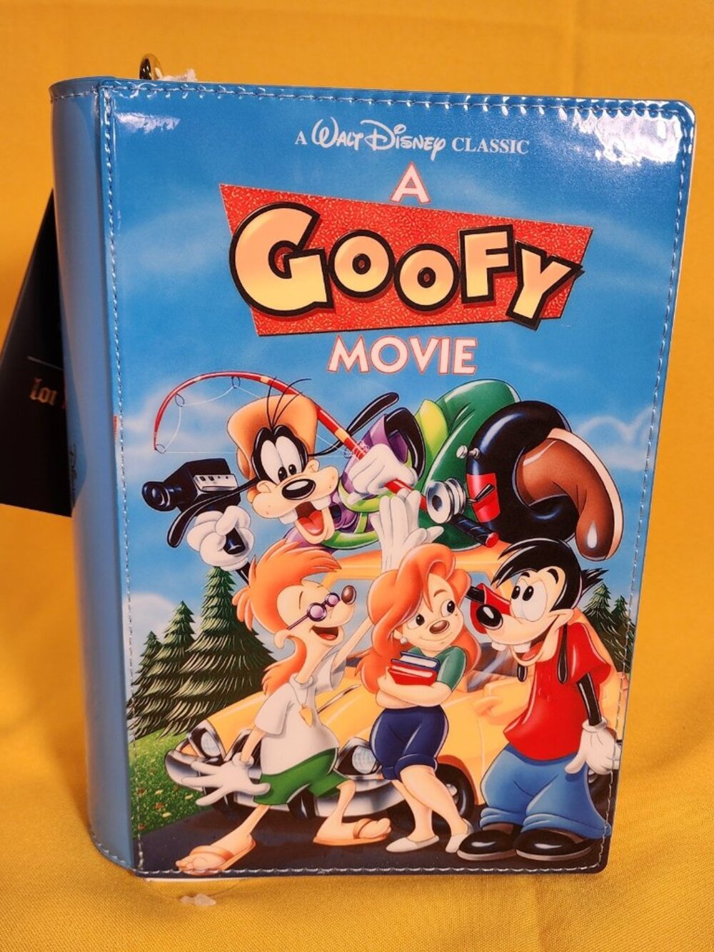 Loungefly Disney A Goofy Movie VHS Tape Figural Crossbody Handbag NEW